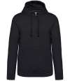 KB489 K489 Kariban Hooded Sweatshirt Black colour image
